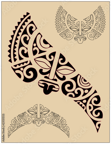 maori armband bird