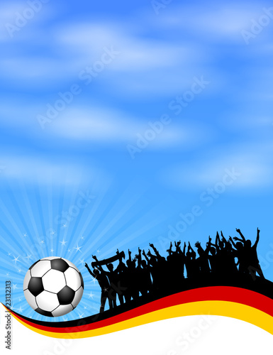 plakat fussball(feld) deutschland IV