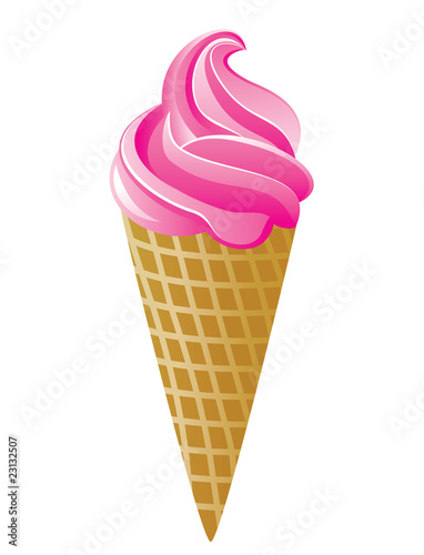 vector classic icecream cone