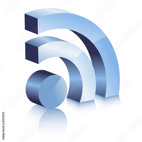 3d rss icon