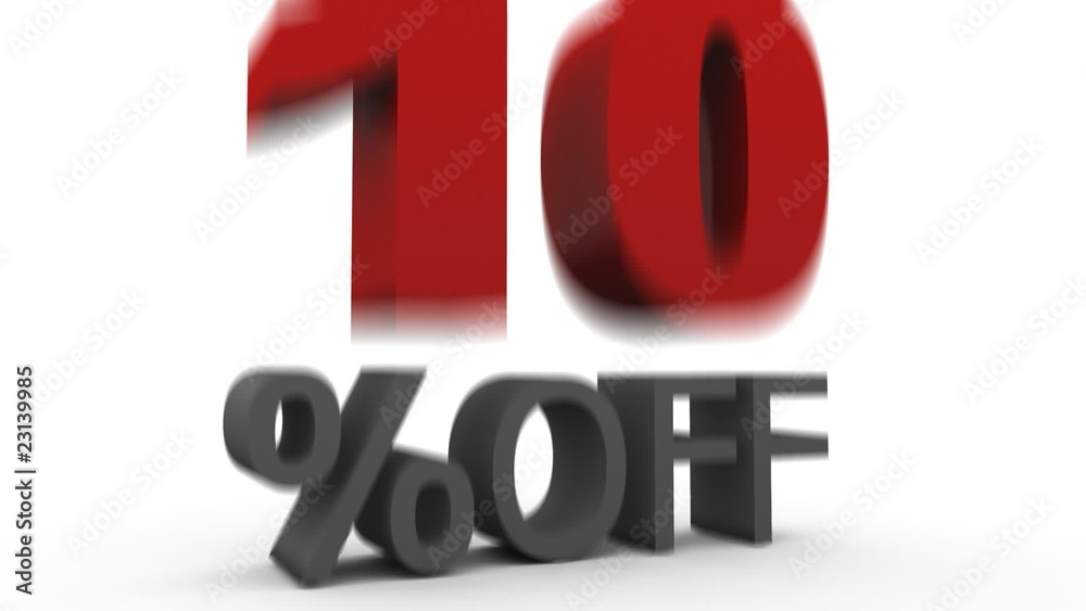 Ten Percent Off (10%off).