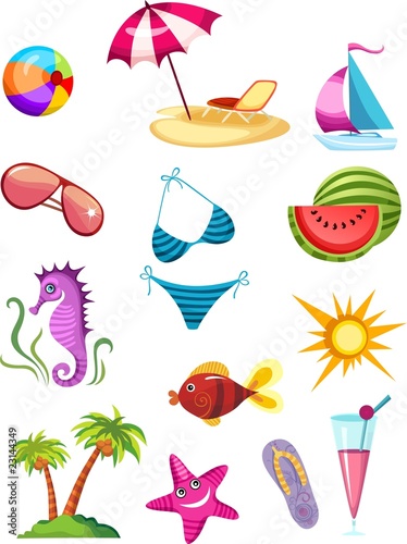 travel icon set
