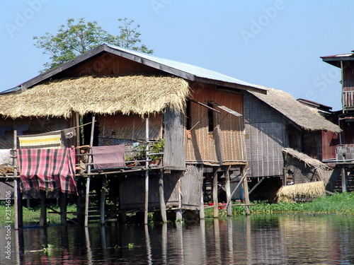 Myanmar, Inle lake floating houses nb.2