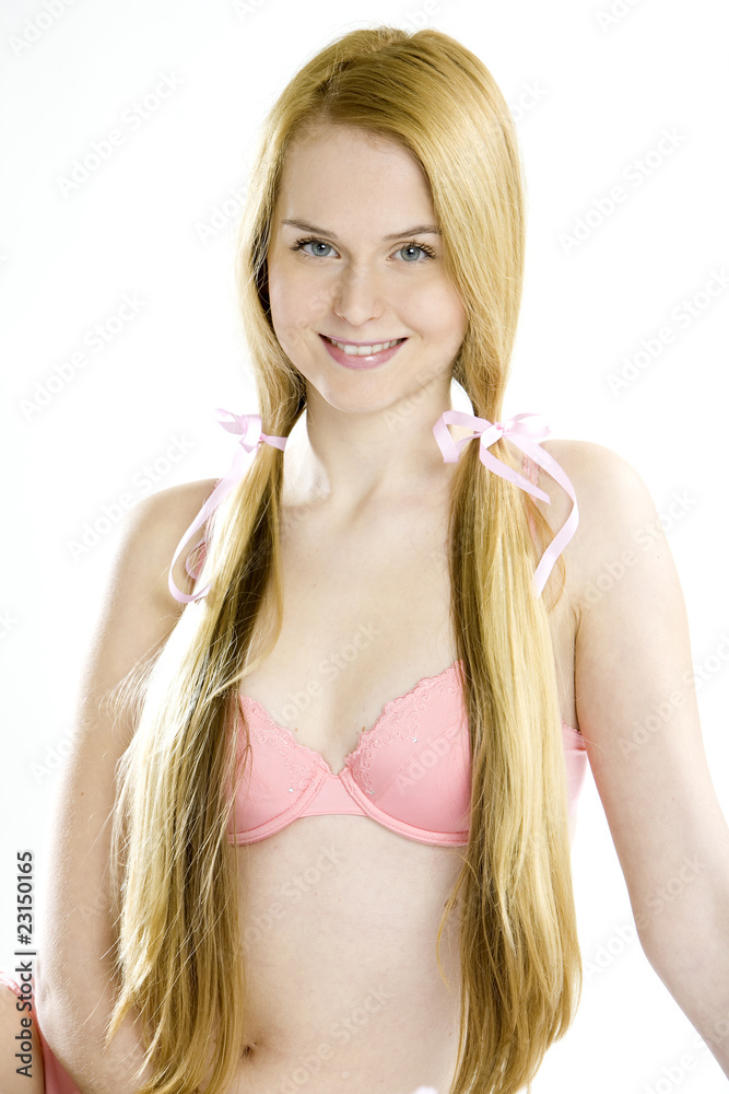 Obraz premium portrait of woman wearing underwear