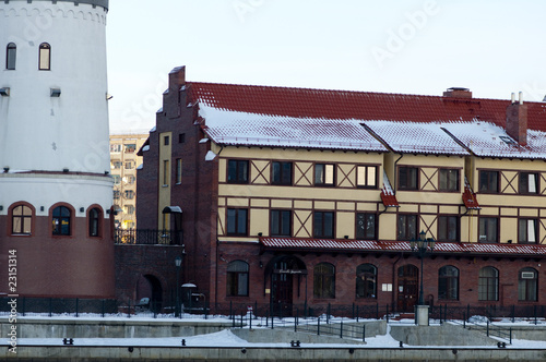 Ancient buildings in Kaliningrad photo