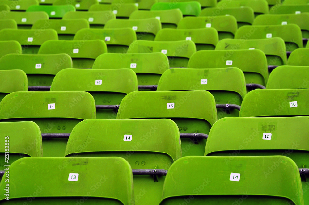Naklejka premium Stadium Seats
