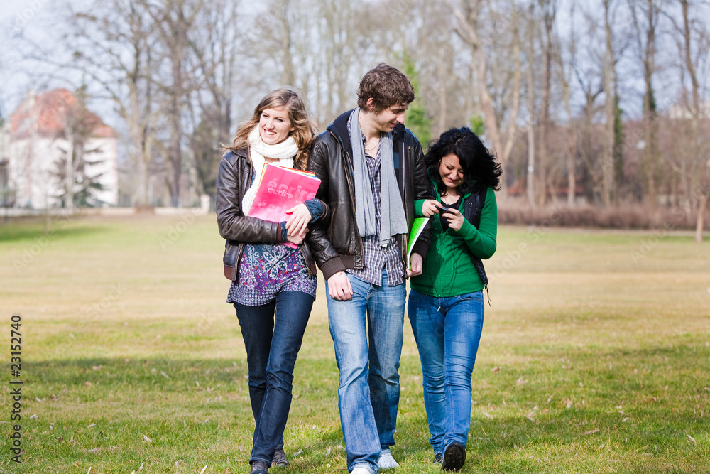 Fototapeta premium Groupe de lycéens