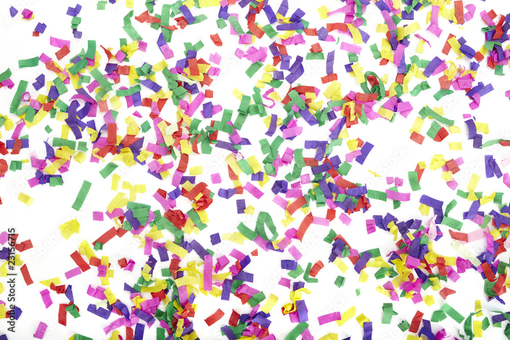 confetti celebration new year festive