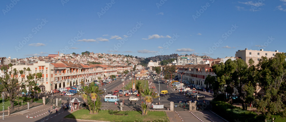 Panoramic view of Antananarivo, the capital of Madagascar
