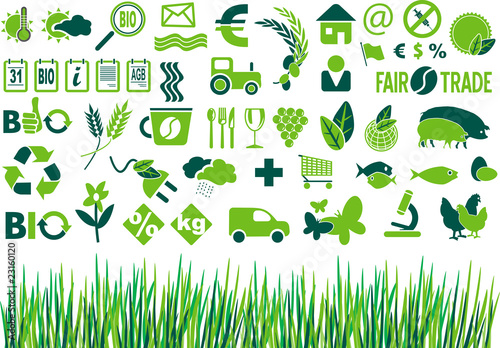 bio landwirtschaft symbole