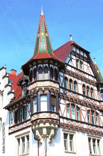 Konstanz, Bodensee - Fachwerkhaus mit Turm