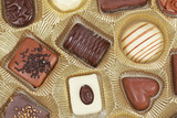 Chocolate candies background