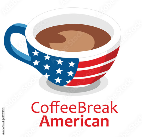 Vector American Coffee break