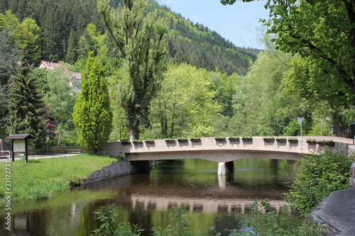 Höfen im Schwarzwald - Brücke über die Enz
