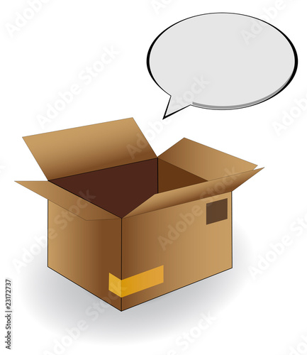 Tableau sur toile in the box