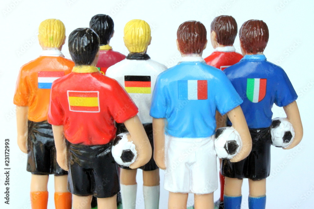 Fototapeta premium Nationalmannschaften Europa