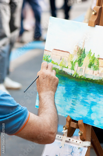 Fotografía pittore di strada