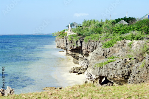 Philippines, Bantayan - cliff side beach nb.1