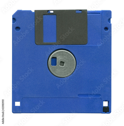 Diskette isolated