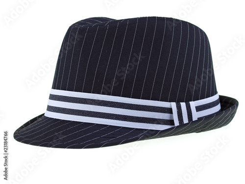 Photography black & white fedora hat for the jazz evening