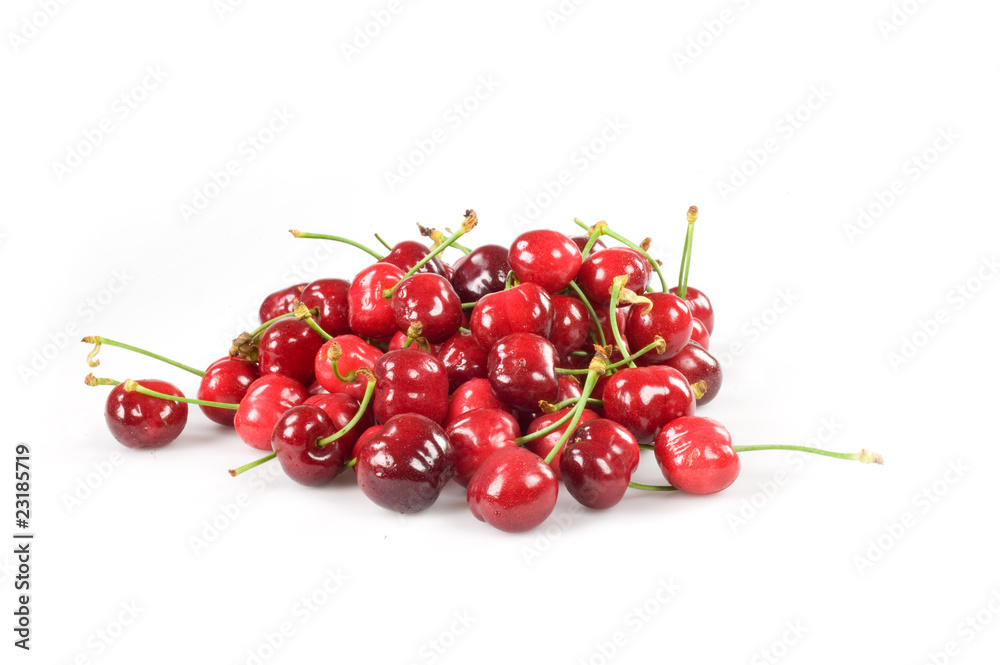 ciliegie mucchio ciliegie mucchio