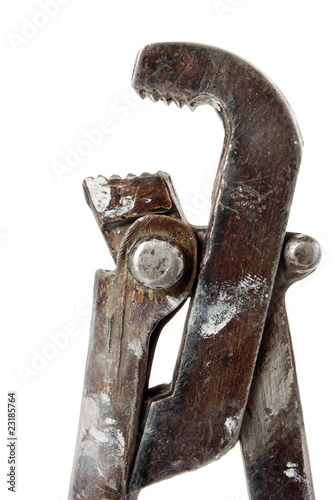 Old pipe wrench
