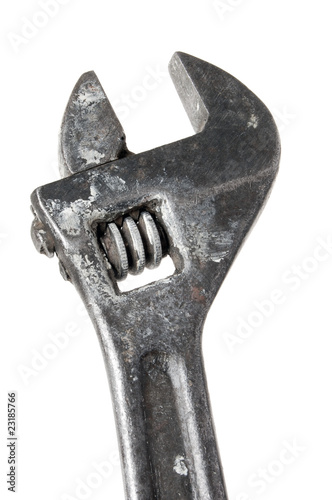 Old adjustable wrench