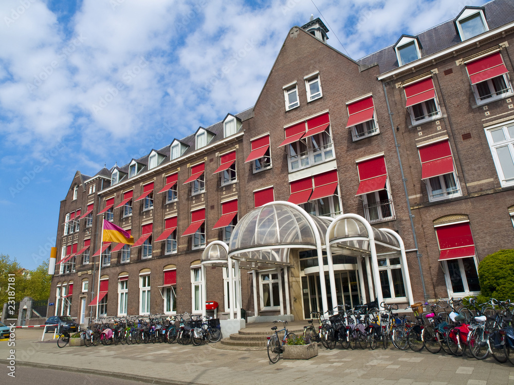 Fototapeta premium Typical Amsterdam Architecture