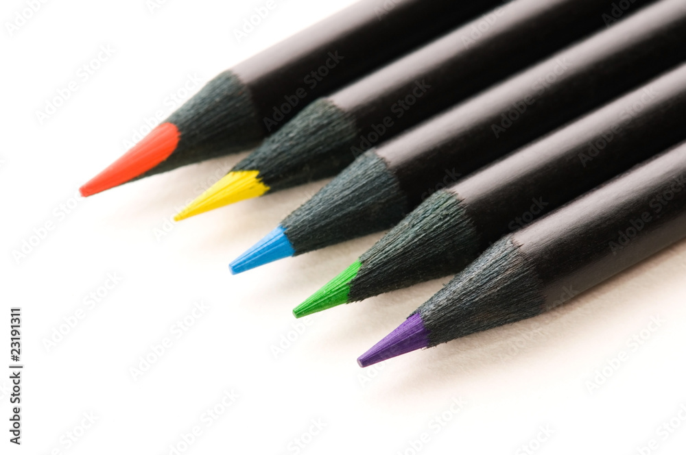 Collection of colorful pencils Collection of colorful pencils
