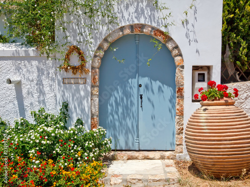 Entrance to greek house, Speces photo