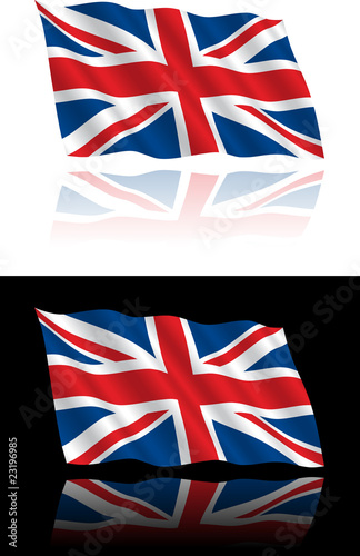 British Flag Flowing