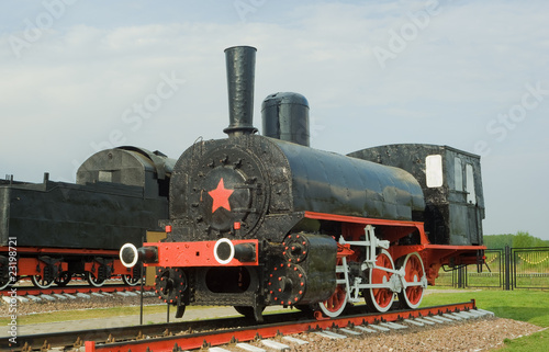 "Soft sign" series steam pony locomotive