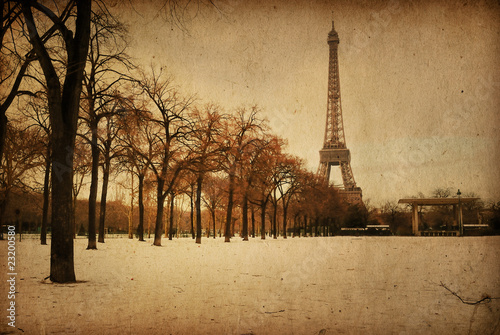 Photography beautiful Parisian streets