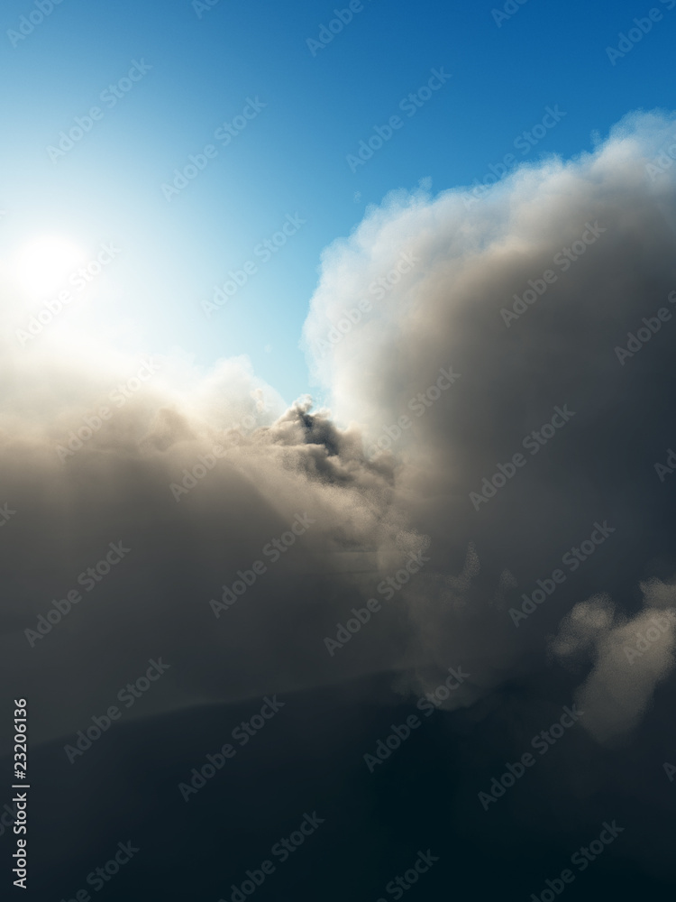 Fluffy Cloud View