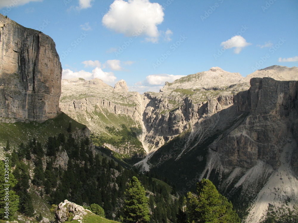 Unique Trentino's canyon