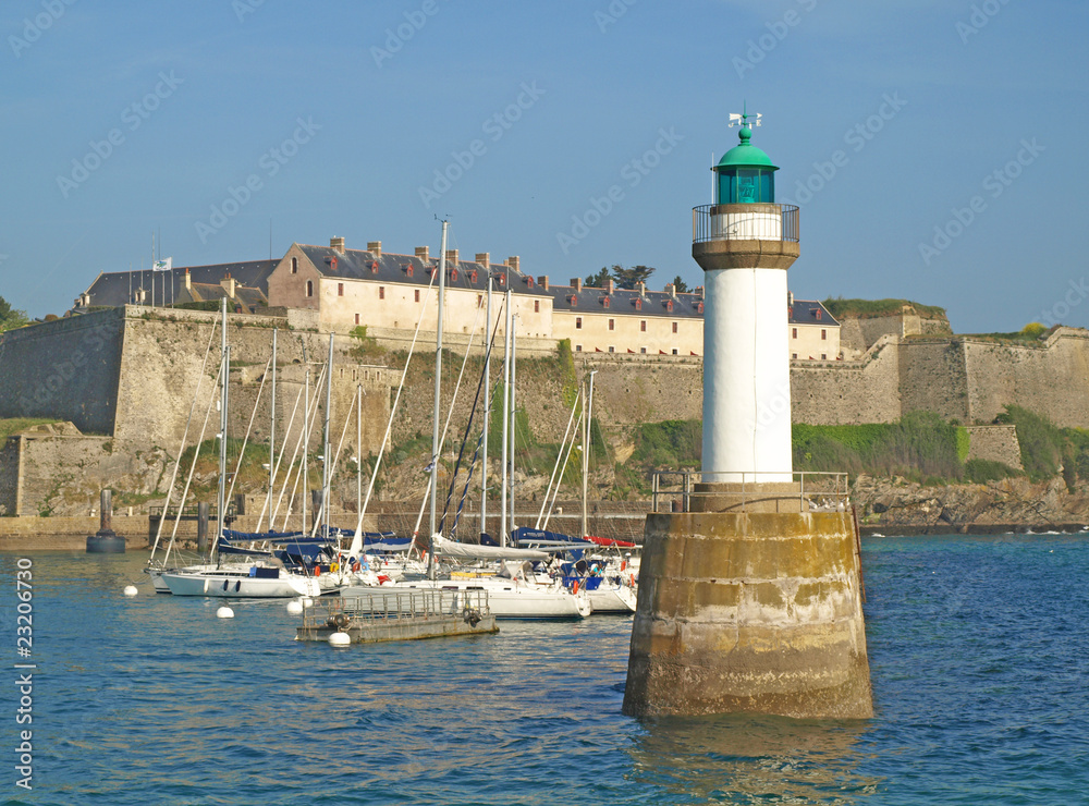 Entrée du port du Palais à Belle-Ile-en-Mer -56-