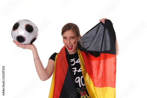 Fußball Fan Deutschland photo