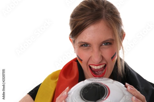 Fußball Fan Deutschland photo