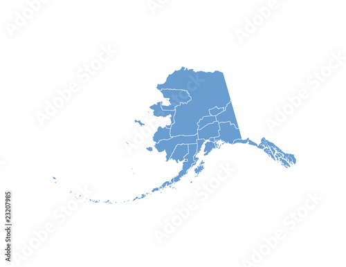 Alaska map photo
