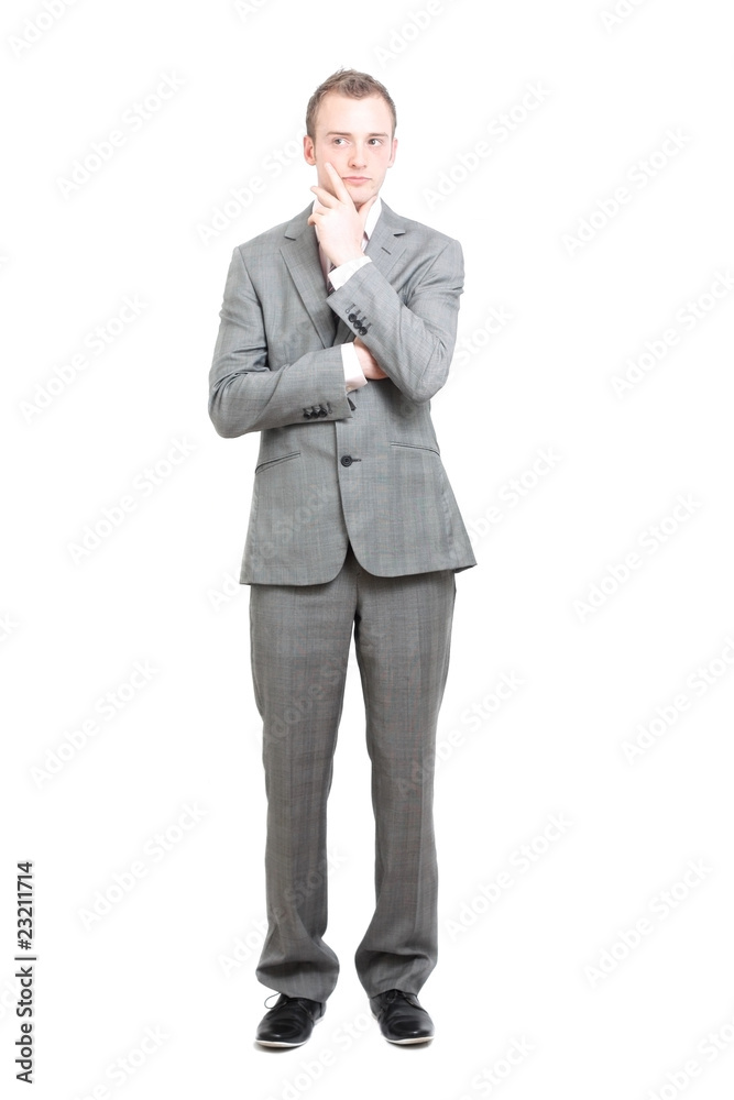 Business man thinking Business man thinking
