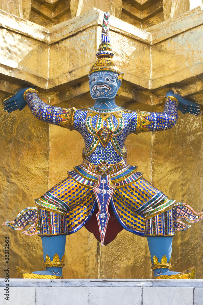 Yaksha Statues at Wat Phra Kaew
