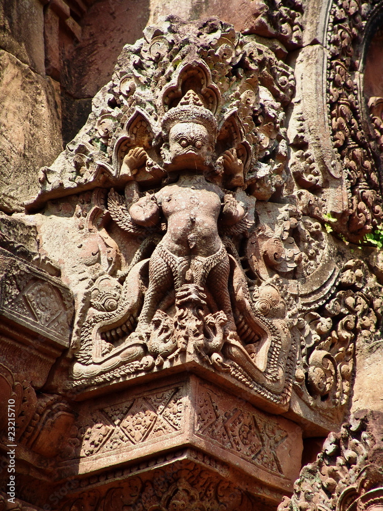 Fototapeta premium Angkor Wat - Banteay Srei Temple nb. 60