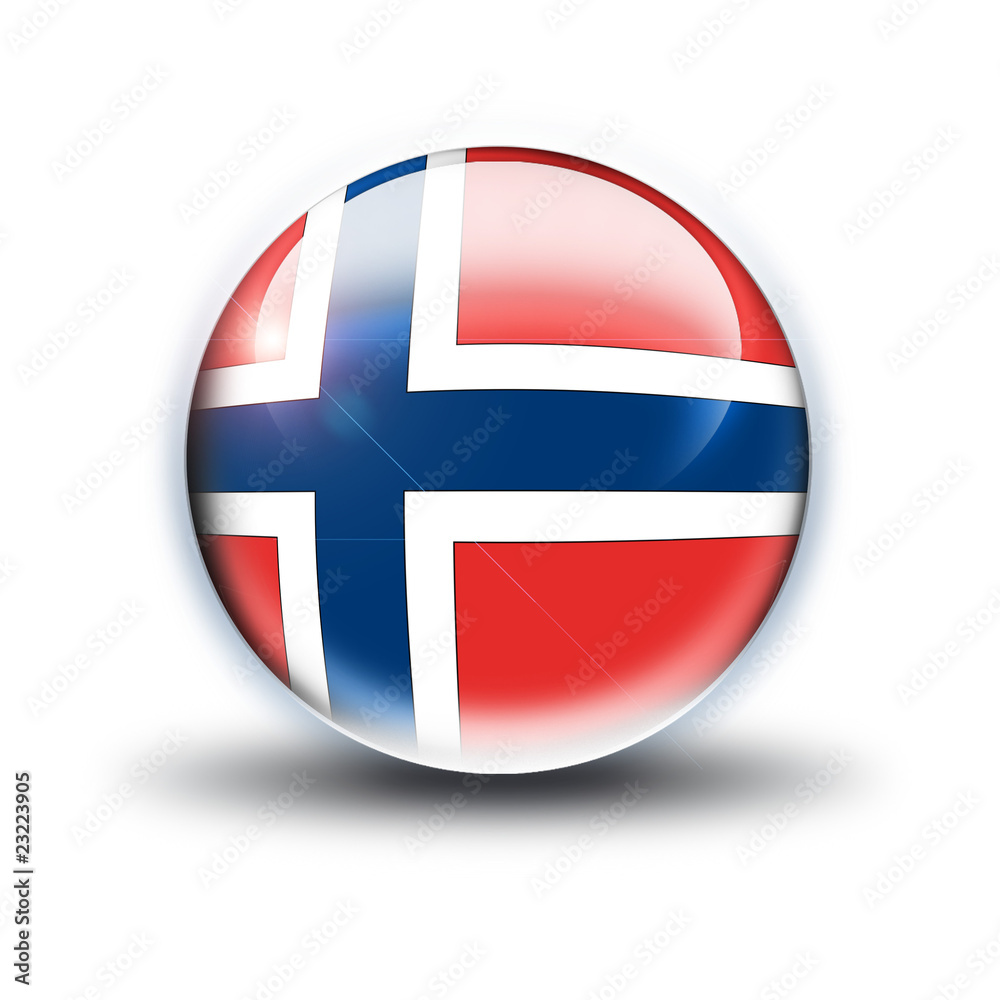 Obraz premium drapeau norvege