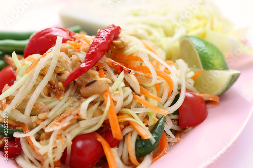 Som tam, Papaya salad,Thai cuisine