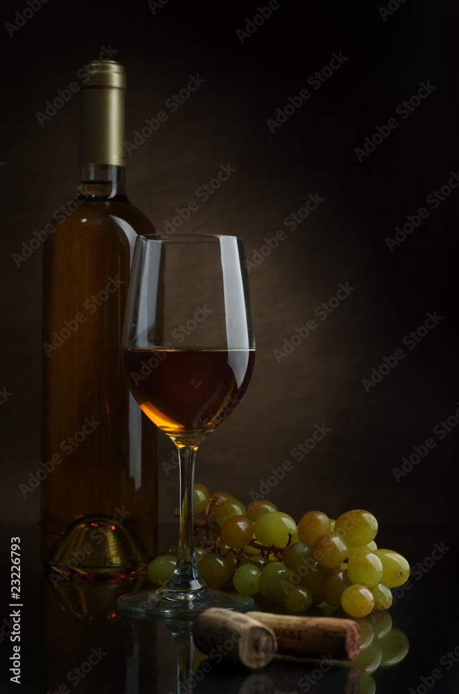 Fototapeta premium white wine