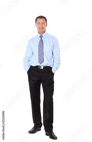 Full length portrait of a successful mature business man © ASDF