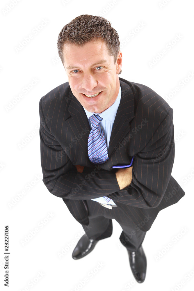 Portrait of a handsome elderly business man