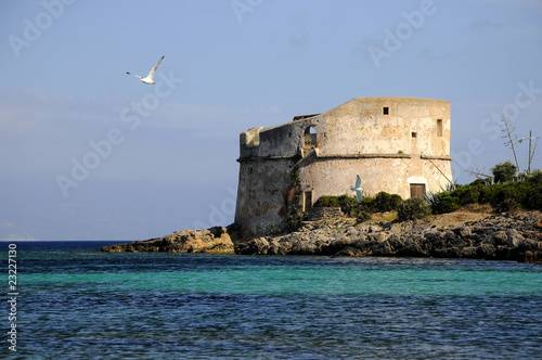 Obraz na płótnie torre lazzareto - alghero w salonie