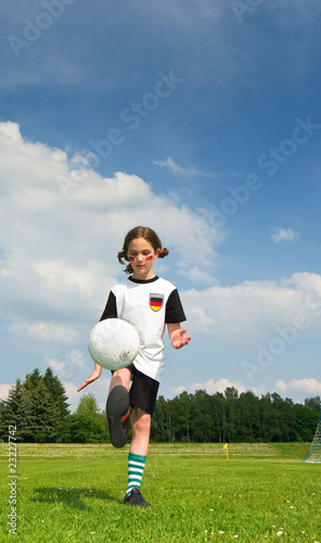 Kind, Fußball, Training