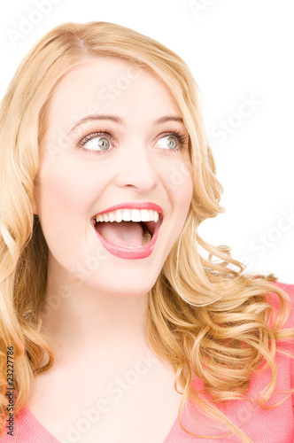 surprised woman face